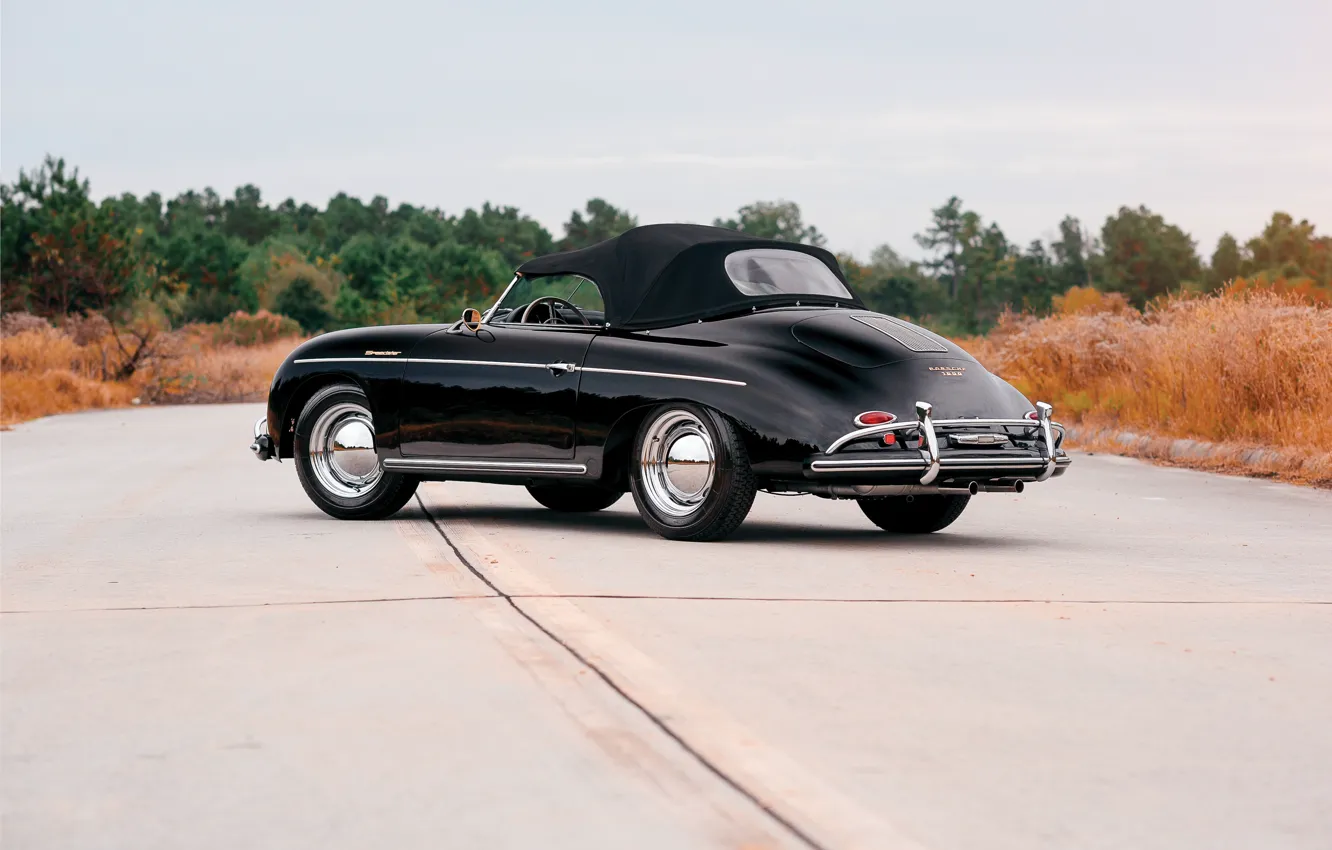 Фото обои Porsche, retro, 1957, 356, Porsche 356A 1600 Speedster