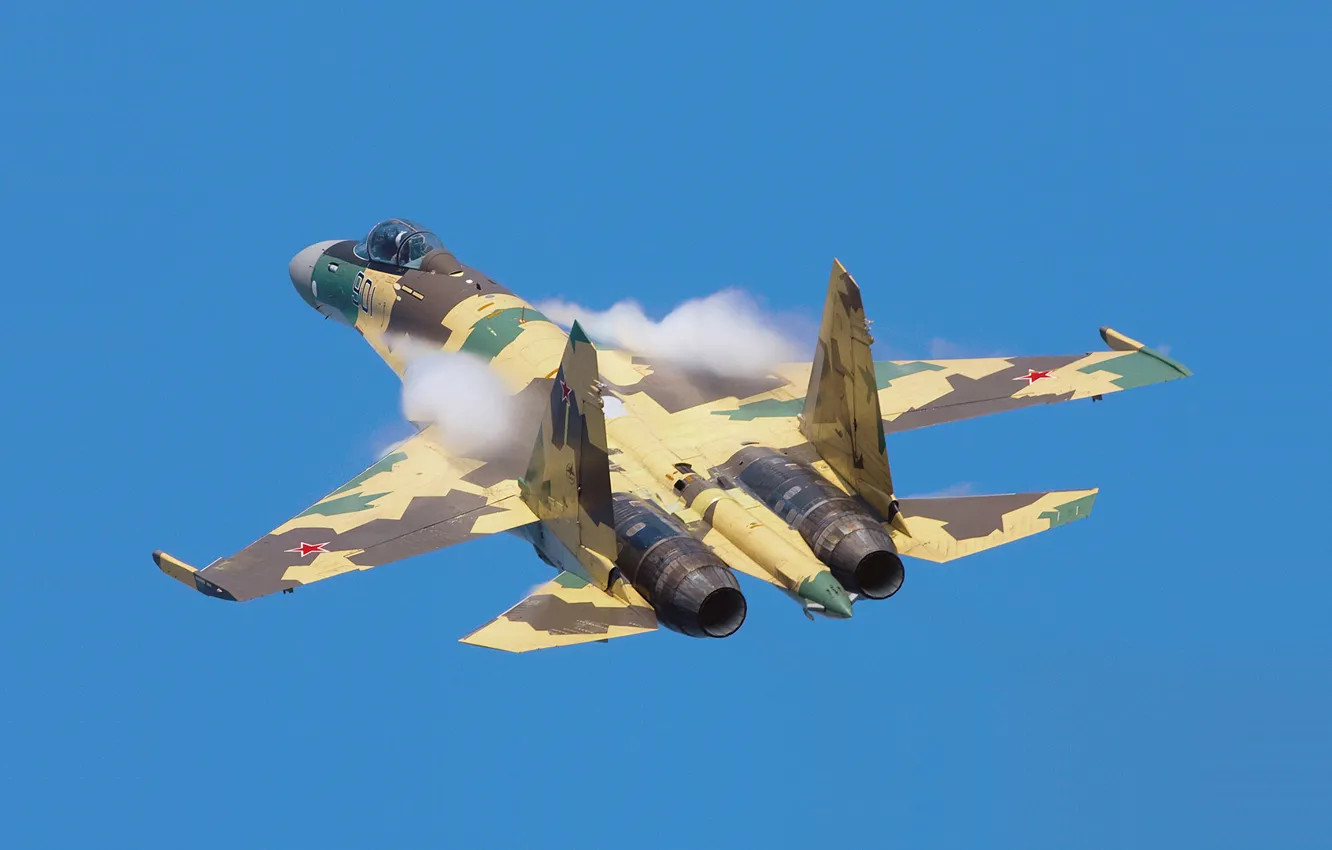 Фото обои истребитель, Сухой, Су-35БМ, 901