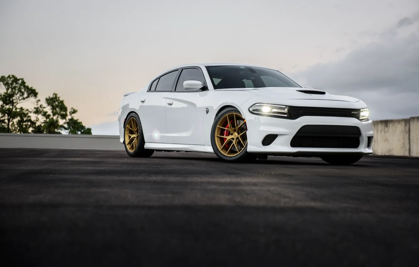 Фото обои Dodge, One, Charger, Forged, Hellcat, Piece, Forgeline, Monoblock