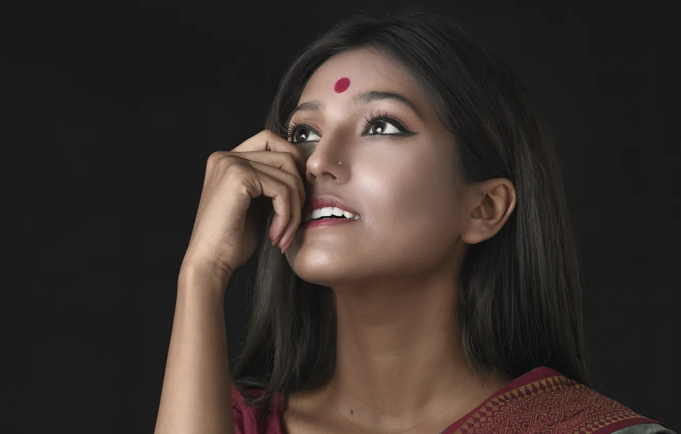 Фото обои девушка, портрет, Sarah