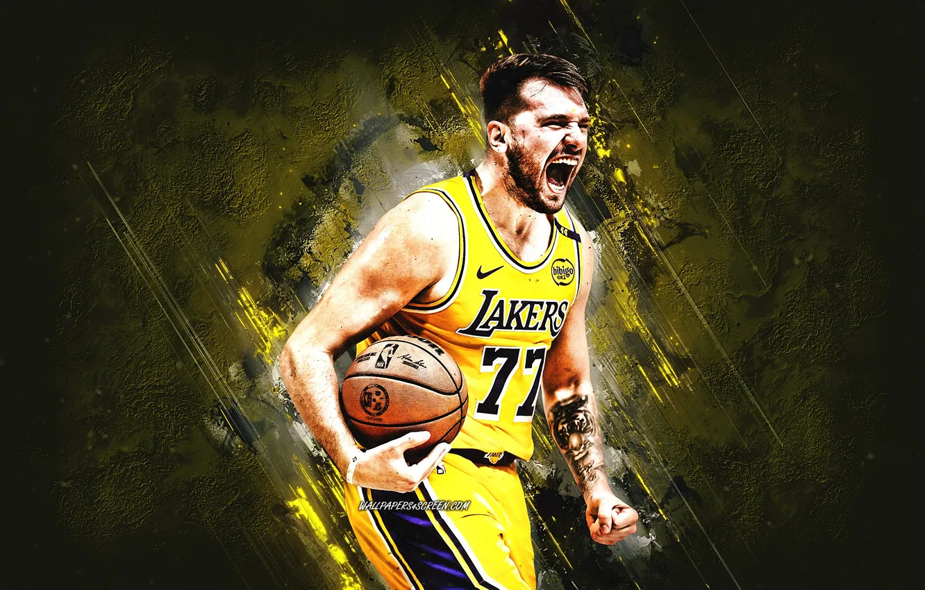 Фото обои NBA, MVP, Basketball, Slovenia, Los Angeles Lakers, LA Lakers, Super Star, Luka Doncic