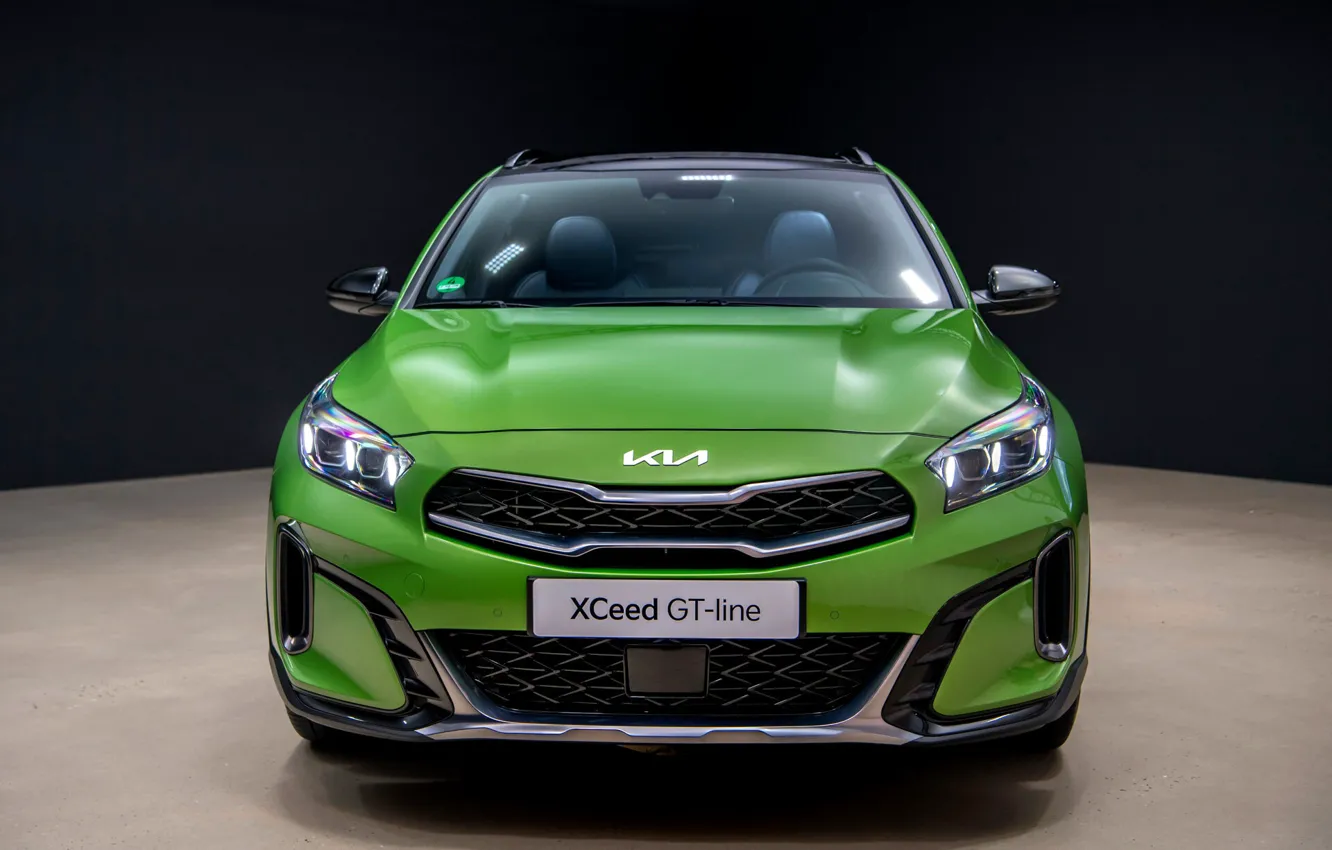 Фото обои вид спереди, Kia, GT Line, Xceed