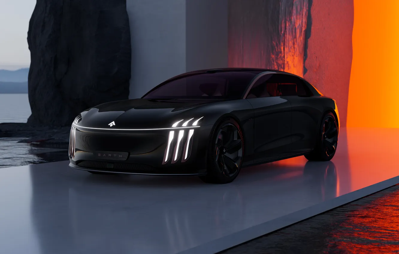 Фото обои Earth, Hypercar, 2025, Electric, Hyptec