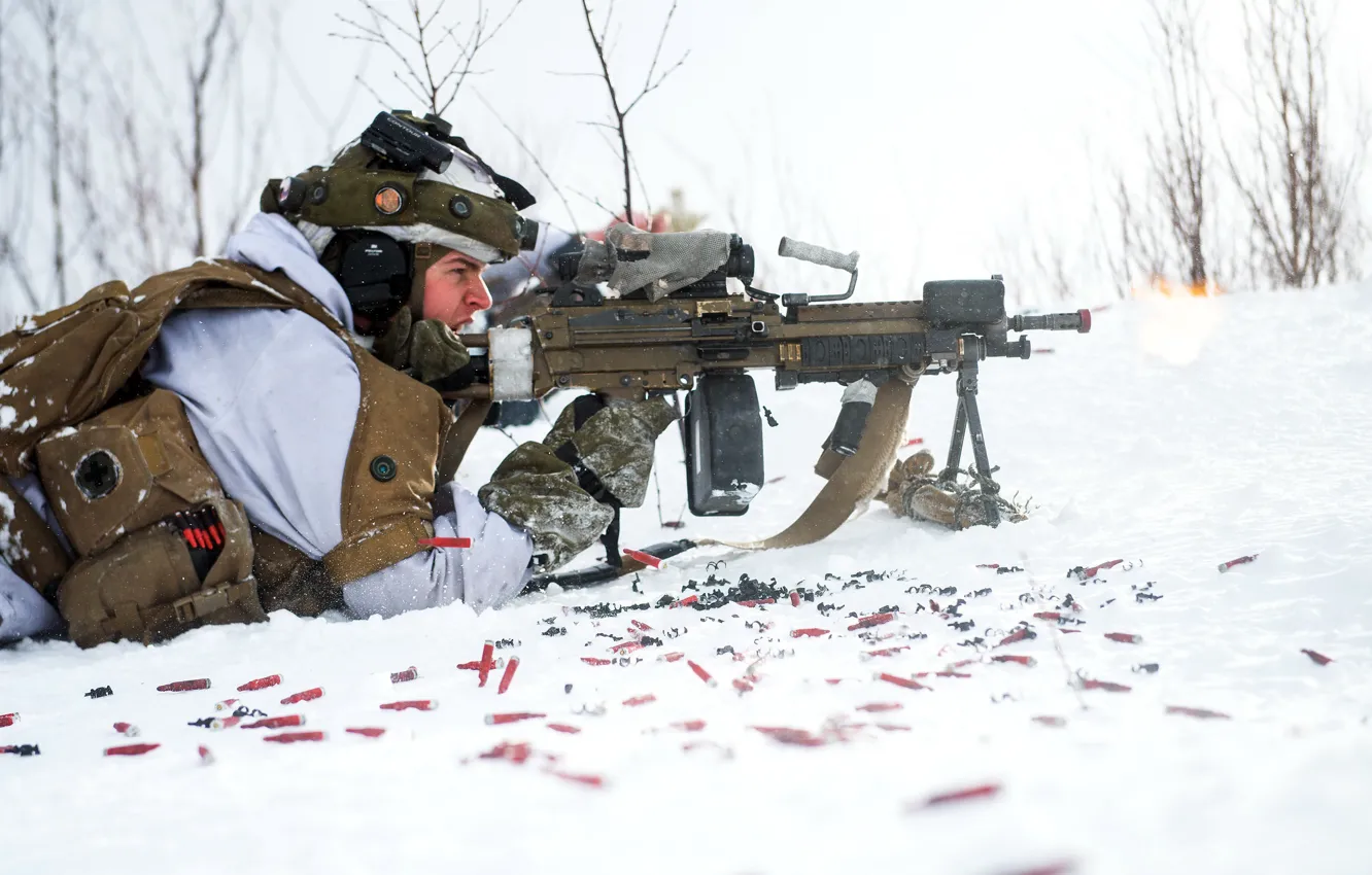 Фото обои оружие, солдат, Norwegian Army