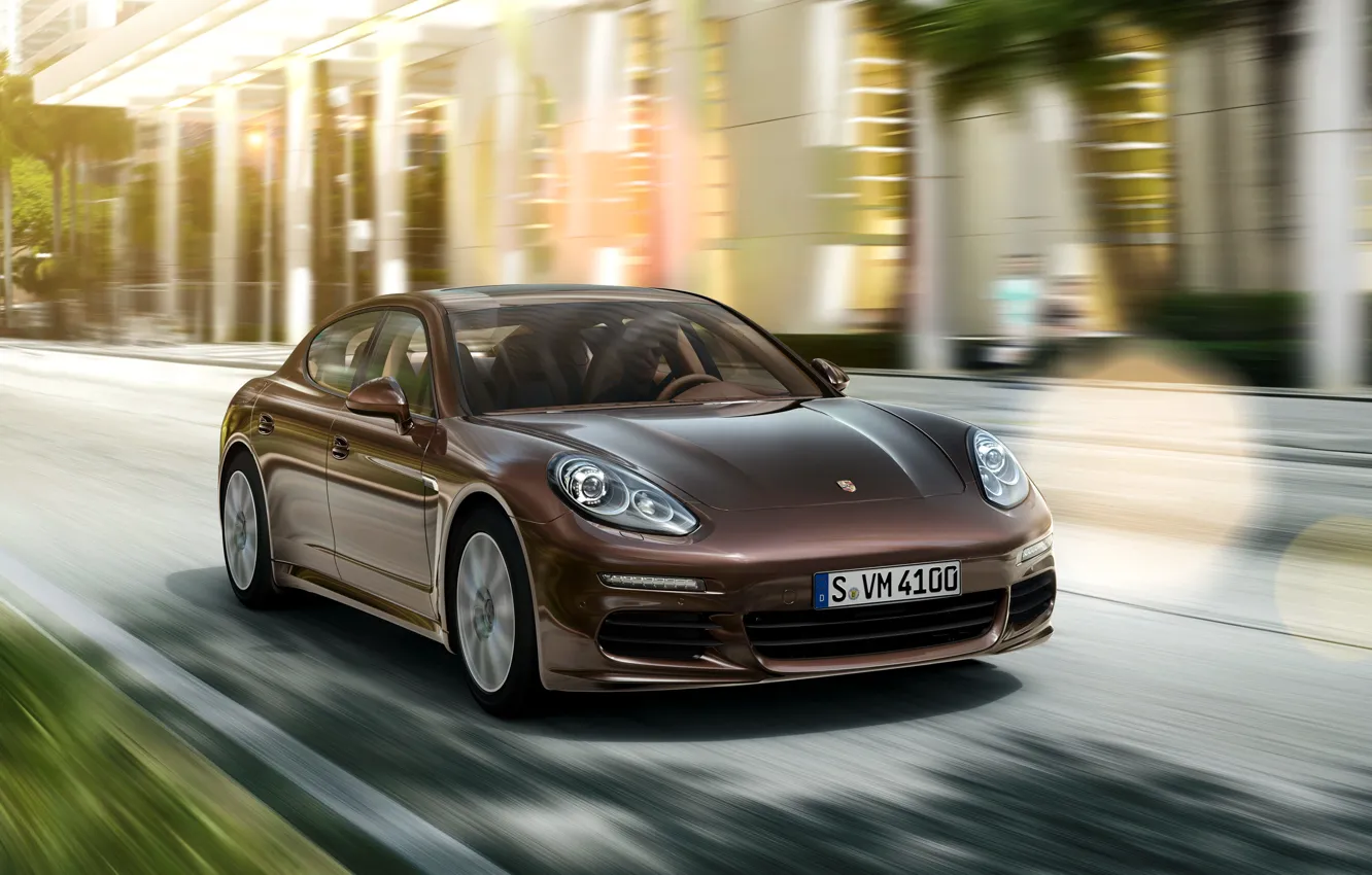 Фото обои Porsche, Panamera, 2012, порше, панамера, Turbo