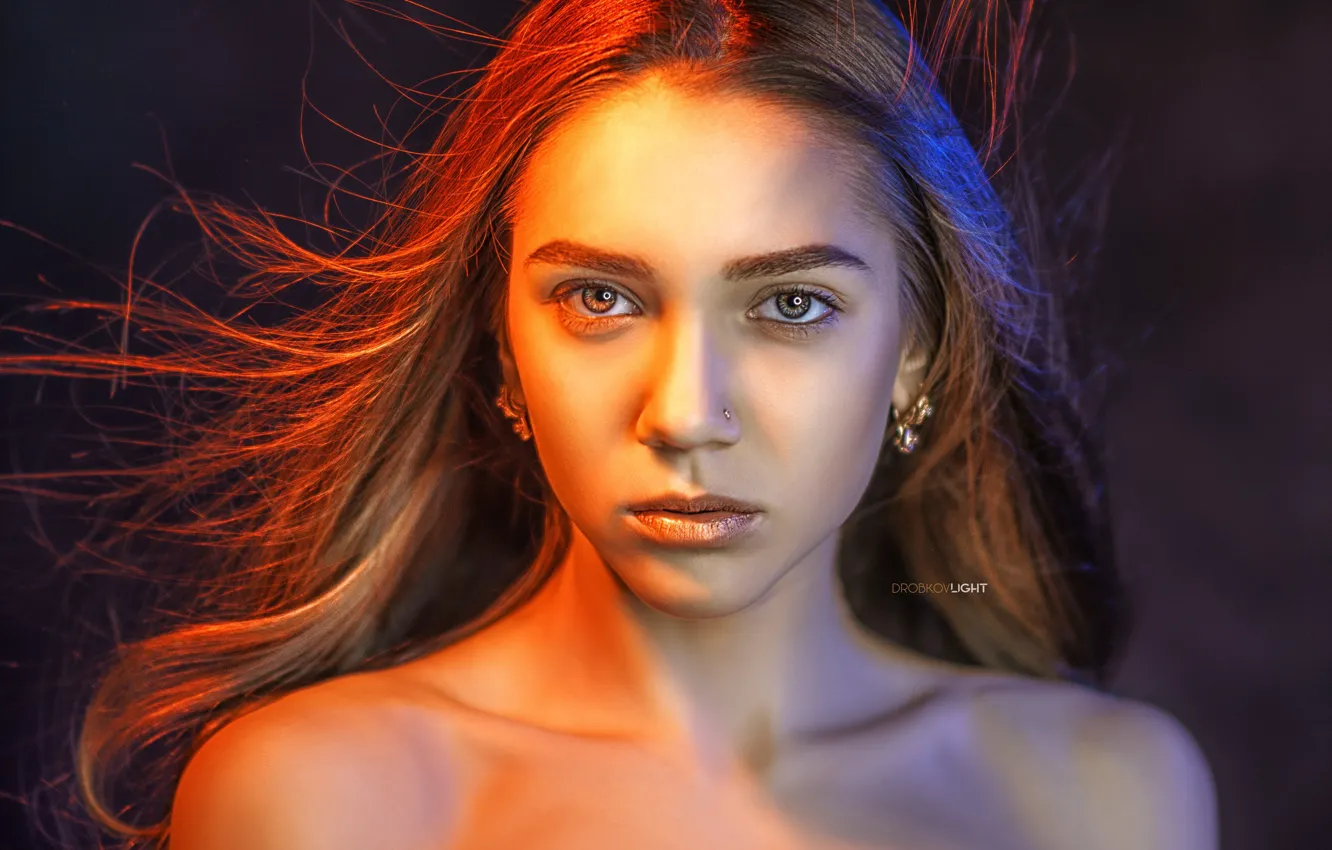 Фото обои девушка, лицо, портрет, Alexander Drobkov-Light, Заварзина Анжелика