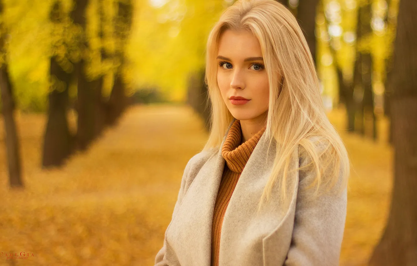 Фото обои girl, face, blonde, bright, portrait, adorable
