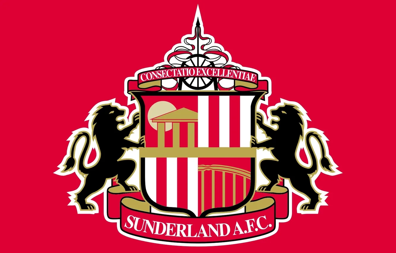 Фото обои wallpaper, sport, logo, football, Sunderland AFC