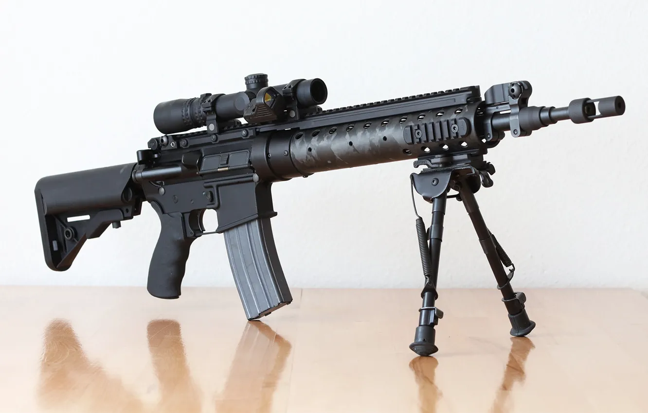 Фото обои винтовка, SPR, MK12
