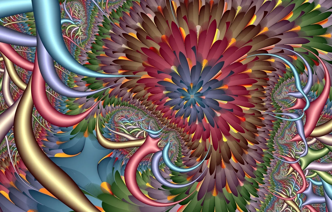 Фото обои узор, цвет, ярко