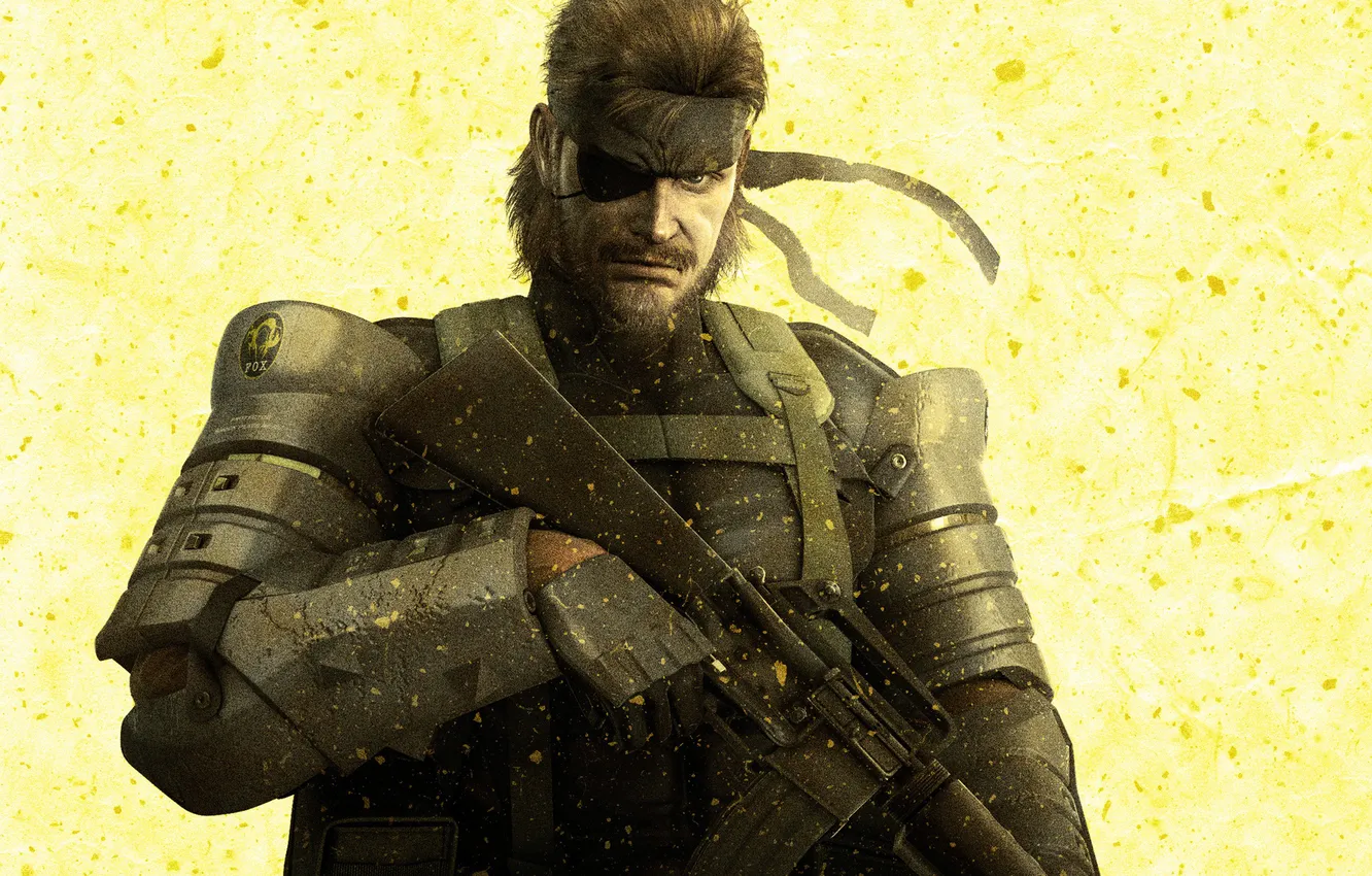 Фото обои wallpaper, fox, Metal Gear Solid, konami, Naked Snake, Peace Walker