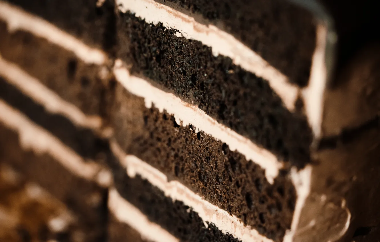 Фото обои cake, chocolate, layers