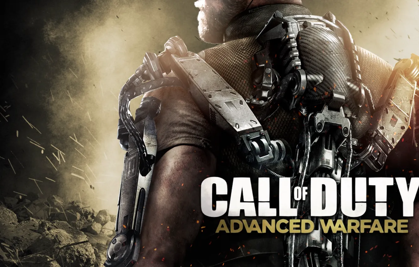 Фото обои Мост, Солдат, Экзоскелет, Военный, Activision, Экипировка, Sledgehammer Games, Call of Duty: Advanced Warfare
