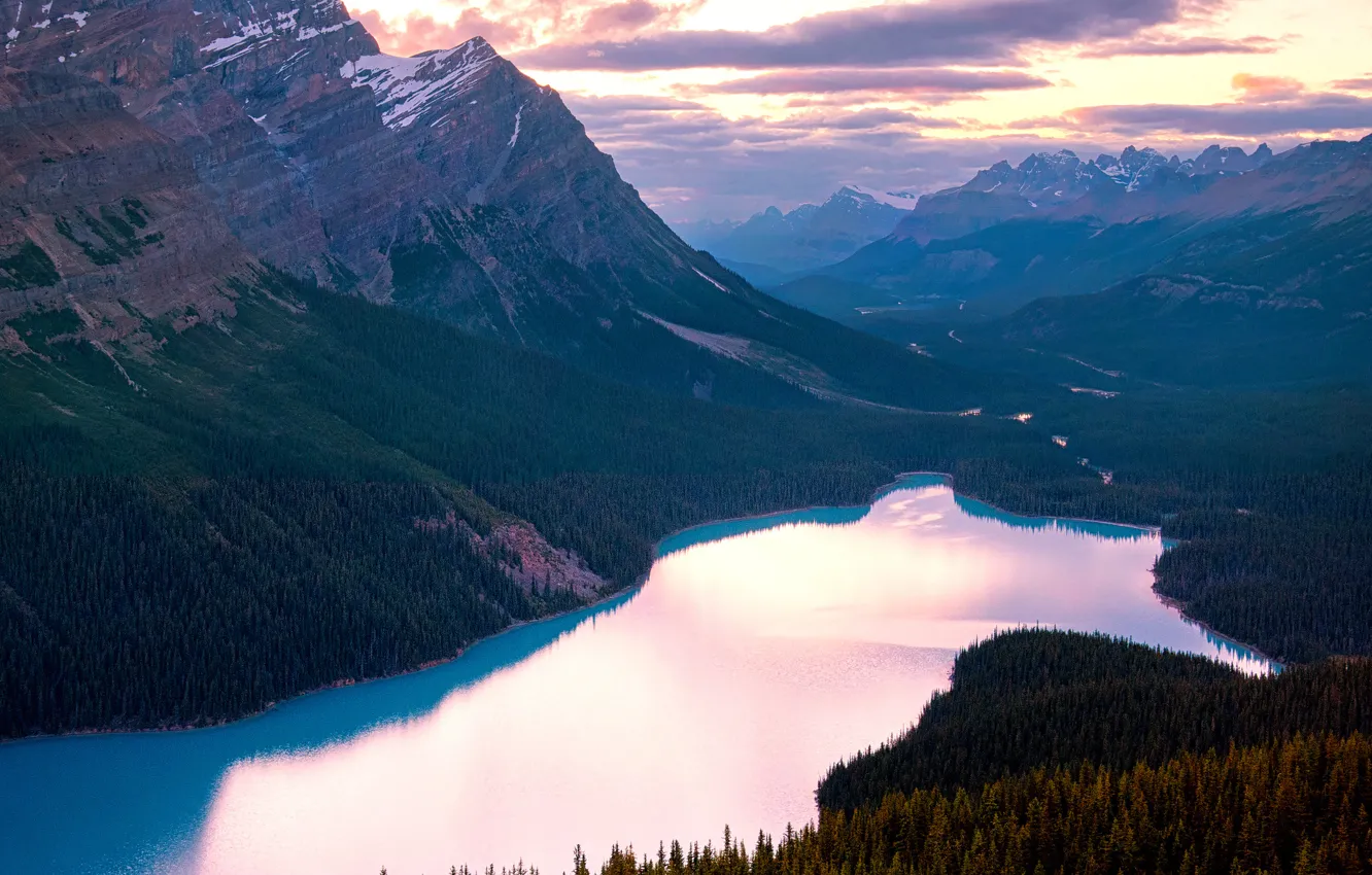 Фото обои лето, озеро, Канада, Национальный парк Банф, Пейто, By Panorama Paul, Канадские Скалистые горы, Август