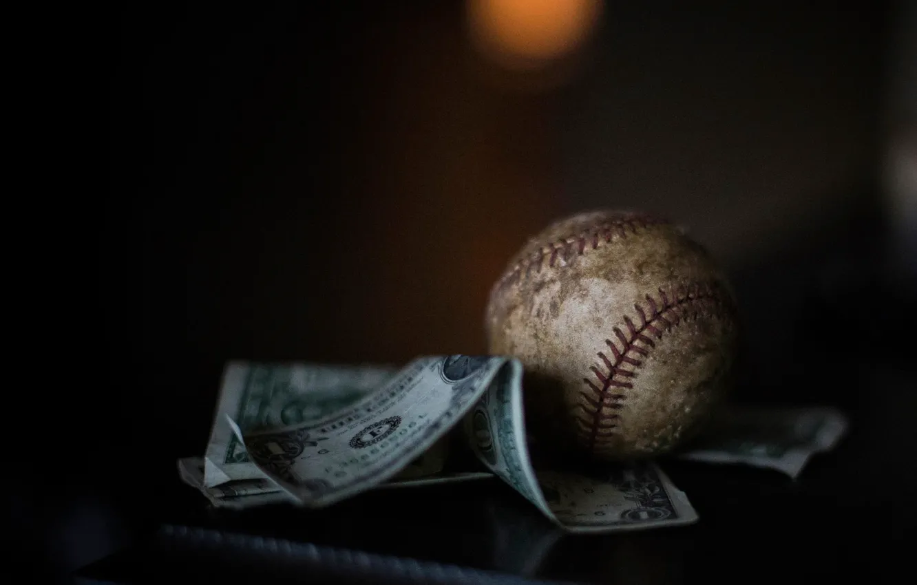 Фото обои мяч, деньги, Moneyball