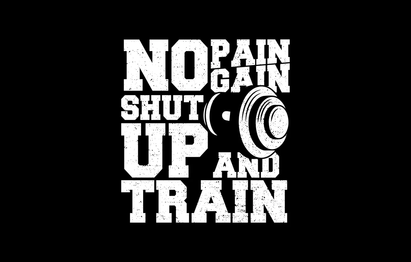 Фото обои sports, motivation, no gain, no pain
