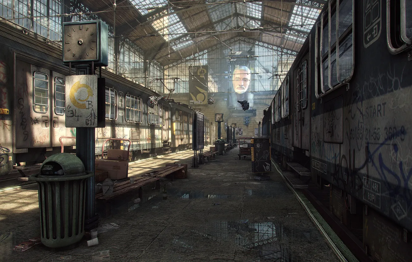 Фото обои рендеринг, игры, Half-Life 2, City 17, UDK, Unreal Engine, Logithx