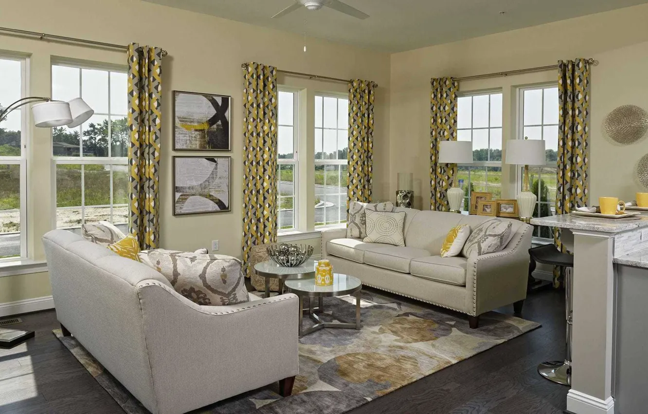 Фото обои комната, интерьер, гостиная