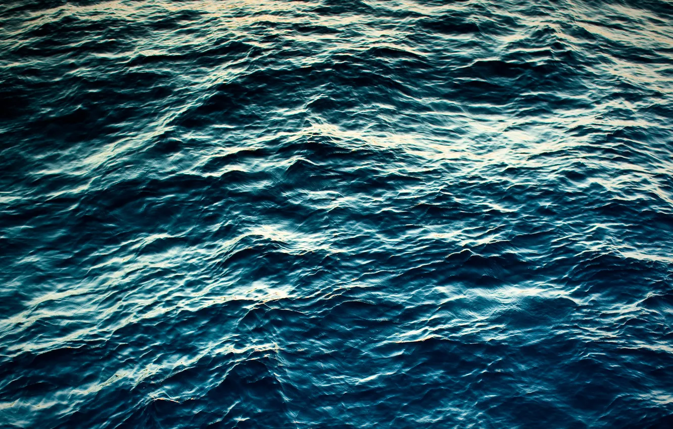 Фото обои море, волны, вода, синий, фото, океан, волна