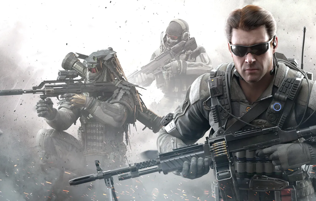Фото обои оружие, игра, очки, game, call of duty