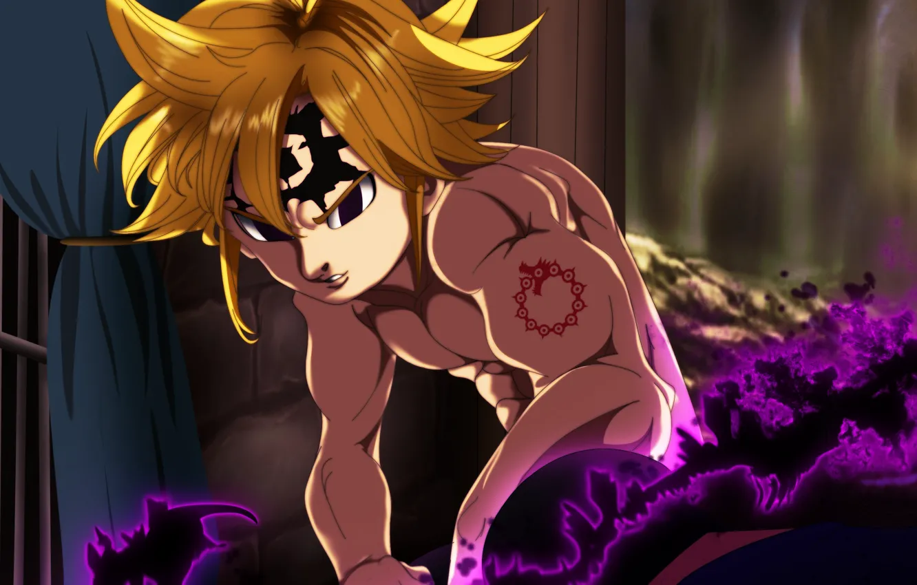 Фото обои Nanatsu no Taizai, Nanatsu no Taizai - The Seven Deadly Sins, meliodas, The seven Deadly …