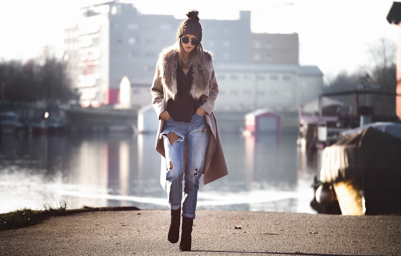 Фото обои девушка, стиль, модель