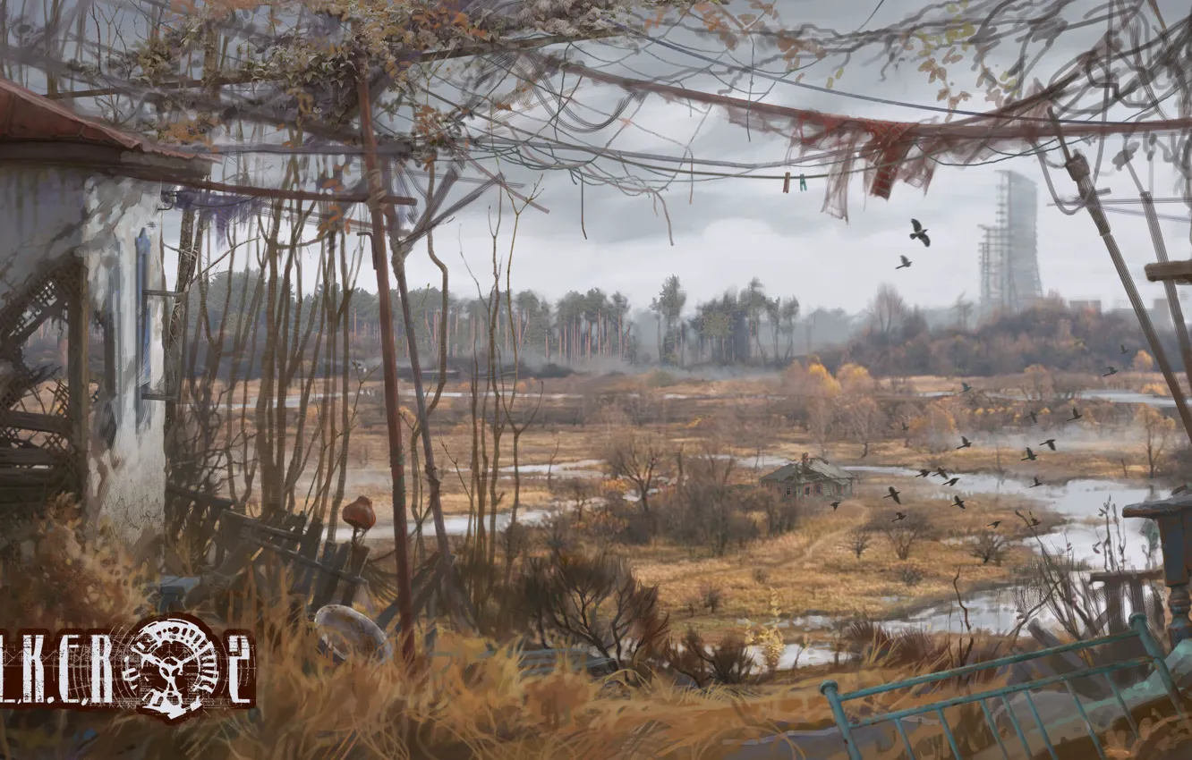 Фото обои чернобыль, припять, зона, украина, сталкер 2, Stalker 2, пустош