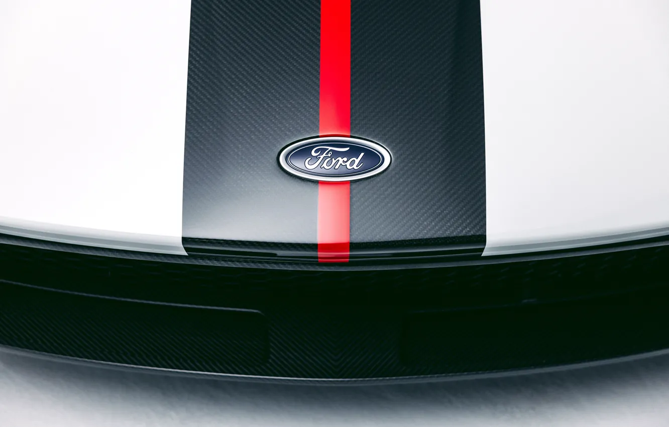 Фото обои Ford, Ford GT, logo, GT