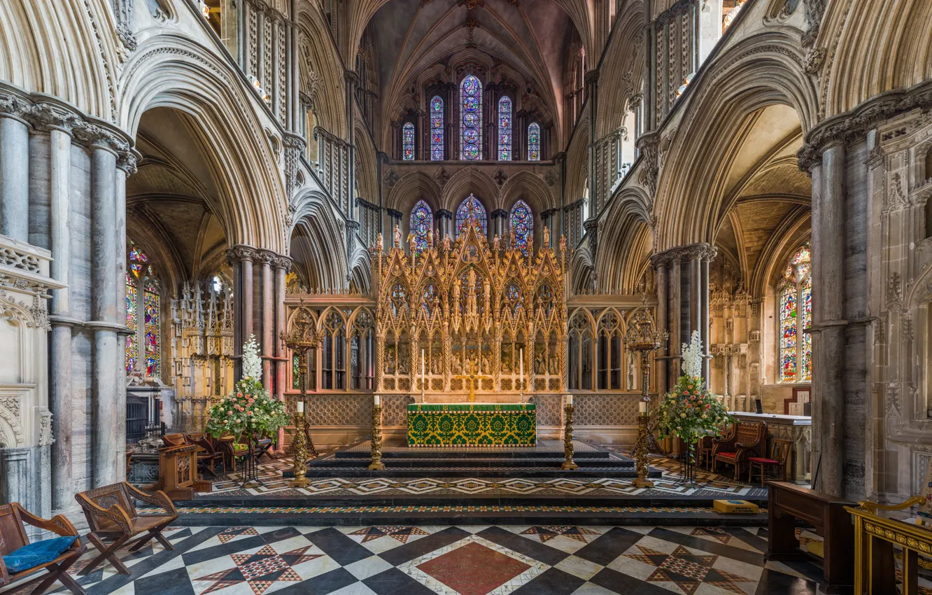 Фото обои interior, Cambridgeshire, UK, Diliff, Ely Cathedral