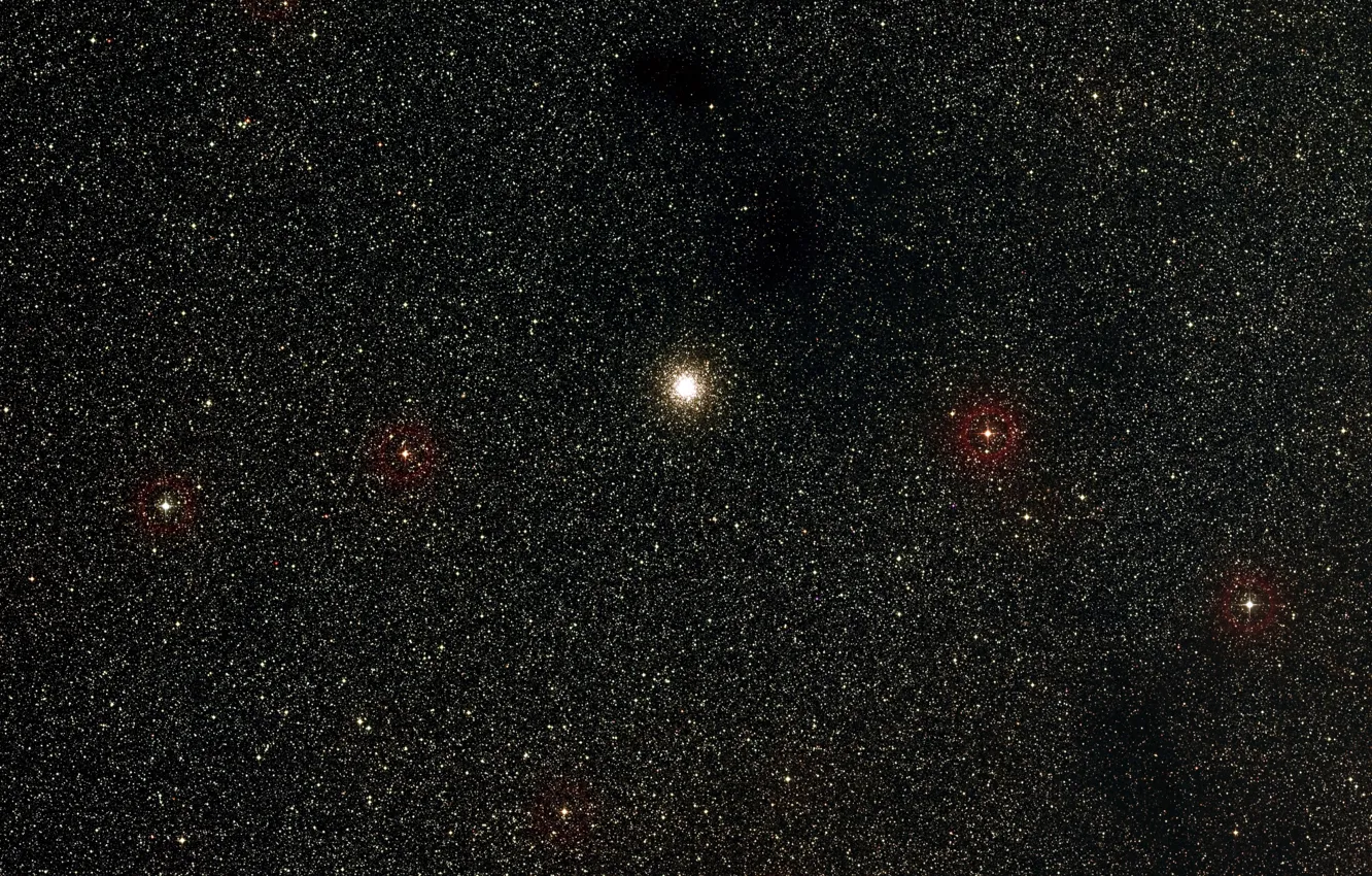 Фото обои Globular cluster, M 9, Constellation Ophiuchus, NGC 6333, Messier 9