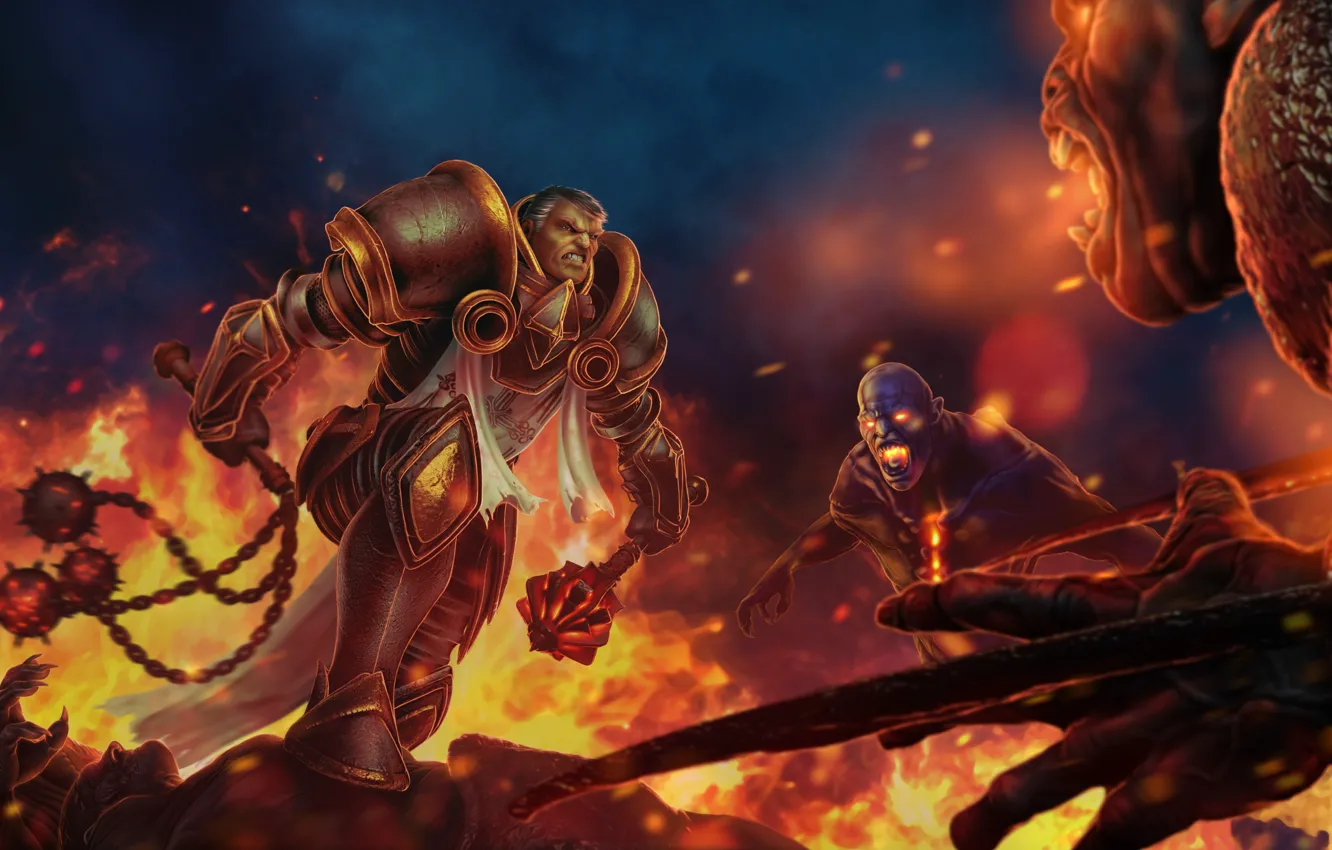 Фото обои Diablo 3, rpg, Reaper of Souls, Crusader