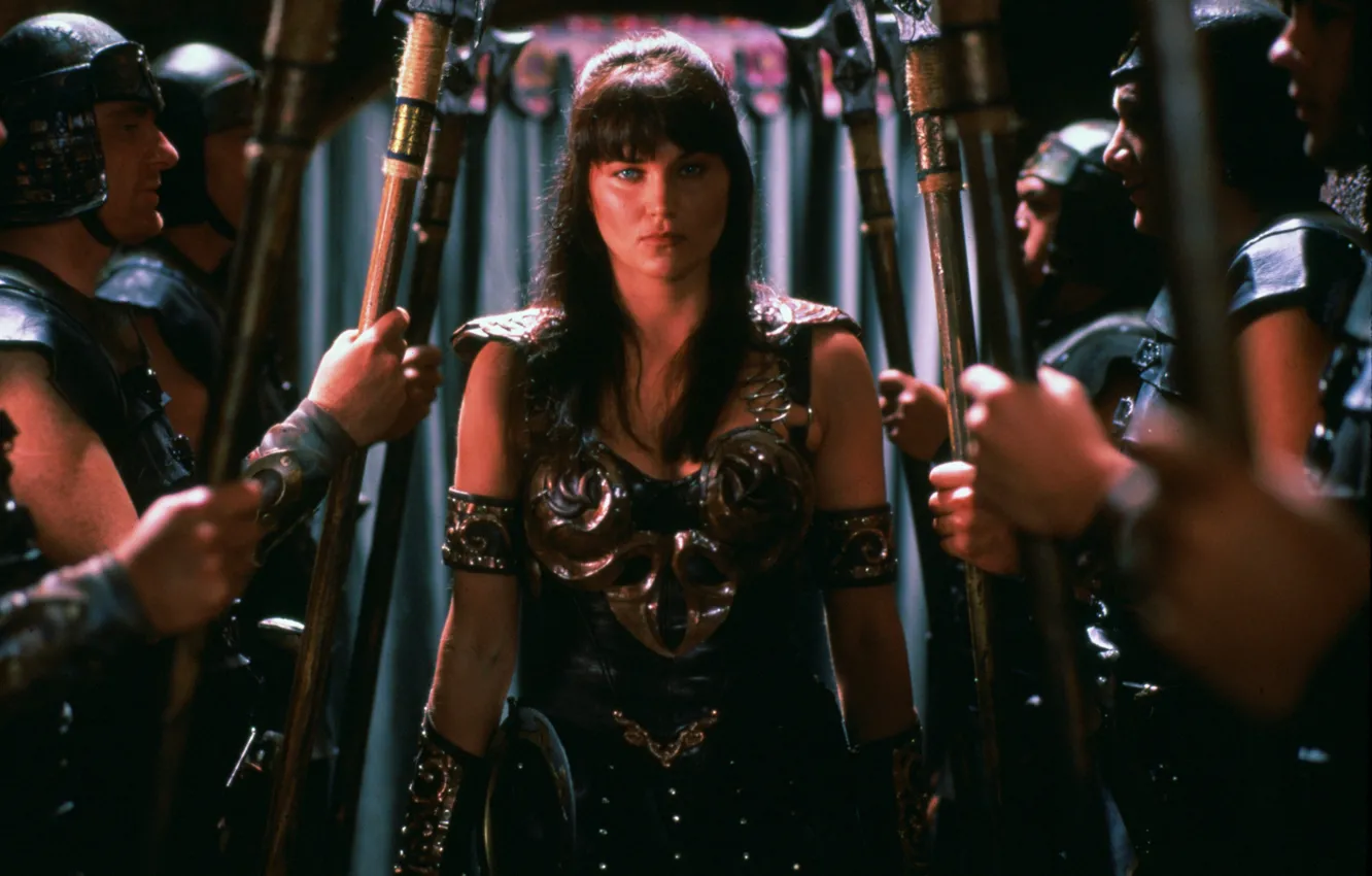 Фото обои Королева, Warrior, Princess, Зена, Люси Лоулесс, Lucy Lawless, Xena