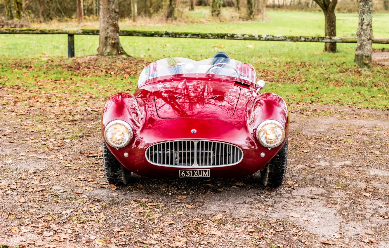 Фото обои Maserati, 1954, Spyder, спортивное авто, единственный экземпляр, retro cars, sports cars, ретро авто