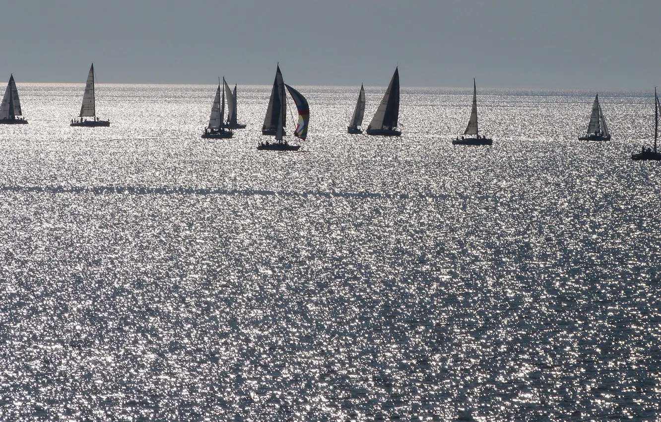 Фото обои море, спорт, яхты, паруса, Гонка Средиземного моря, Regata Rolex, Middle Sea Race, Регата Rolex
