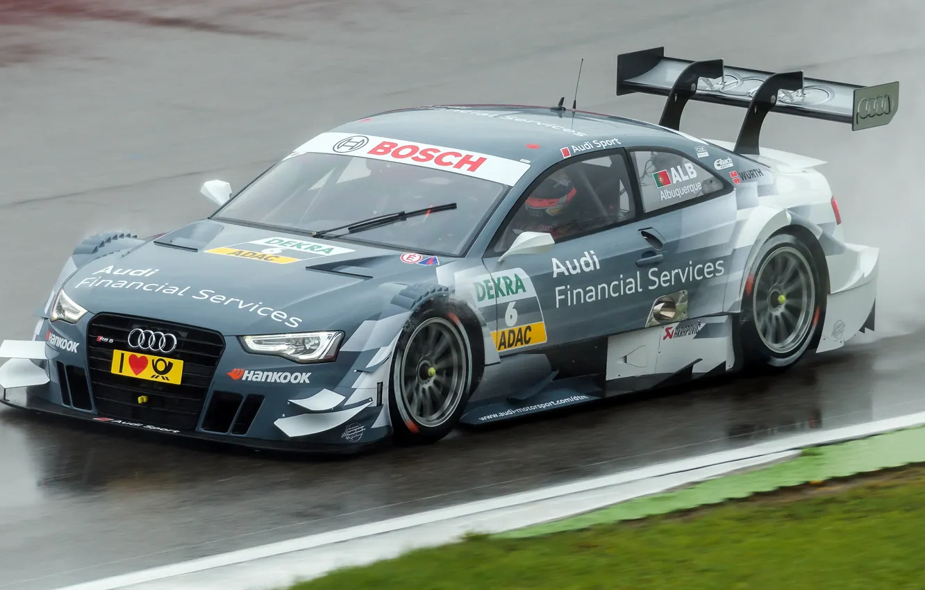 Фото обои гонка, спорт, Audi RS 5 DTM, FILIPE ALBUQUERQUE