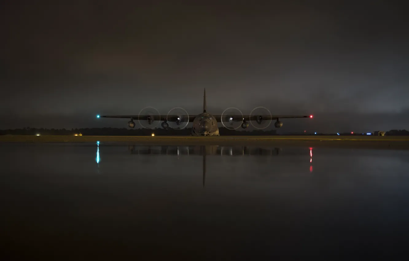Фото обои Самолет, USAF, C-130 Hercules, C-130, Военно-транспортный, HC-130J Combat King II