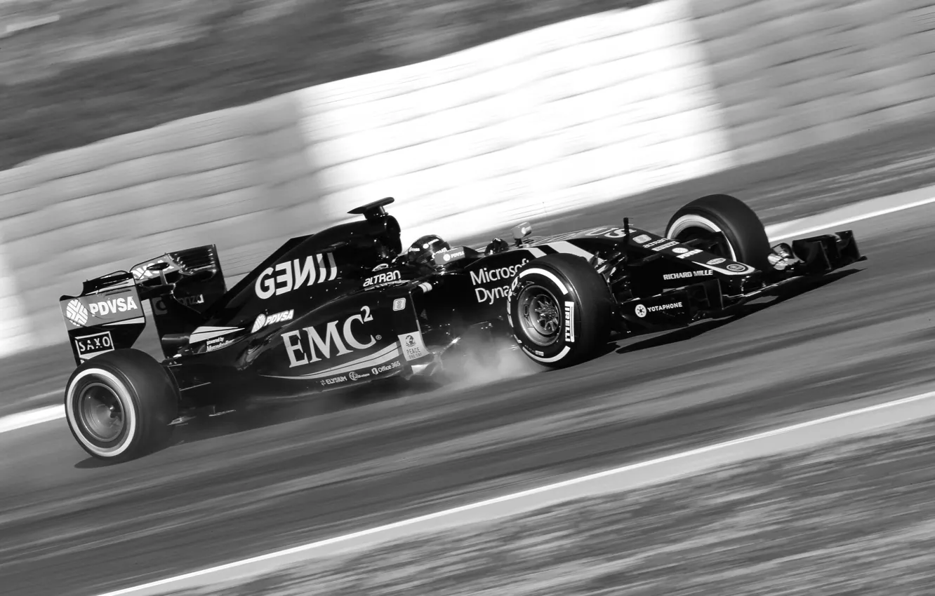 Фото обои Mercedes-Benz, Lotus, Formula 1, Romain Grosjean, E23
