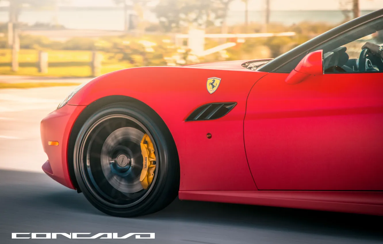 Фото обои машина, авто, Ferrari, диски, auto, California, Wheels, Concavo