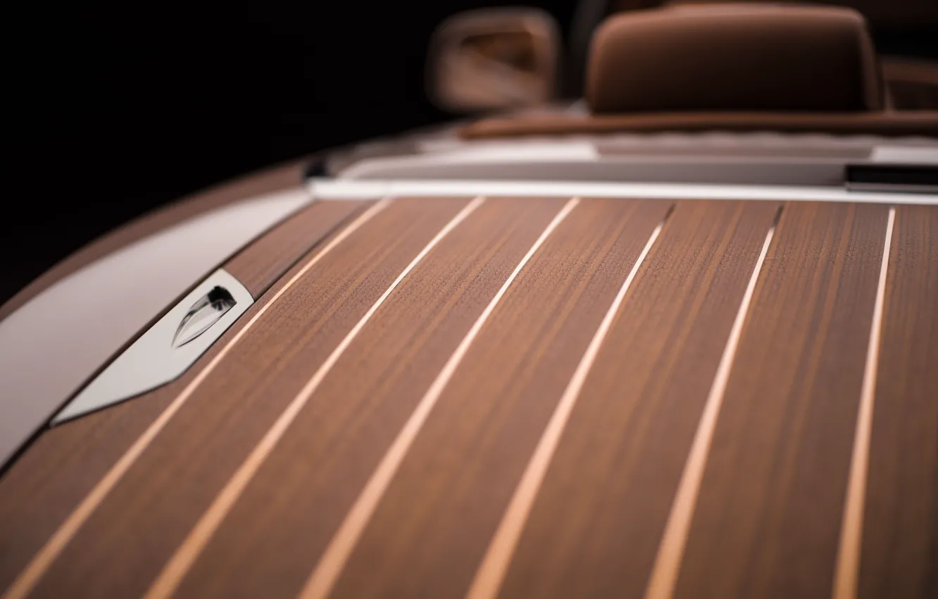 Фото обои Rolls-Royce, close-up, wood, Boat Tail, Rolls-Royce Boat Tail