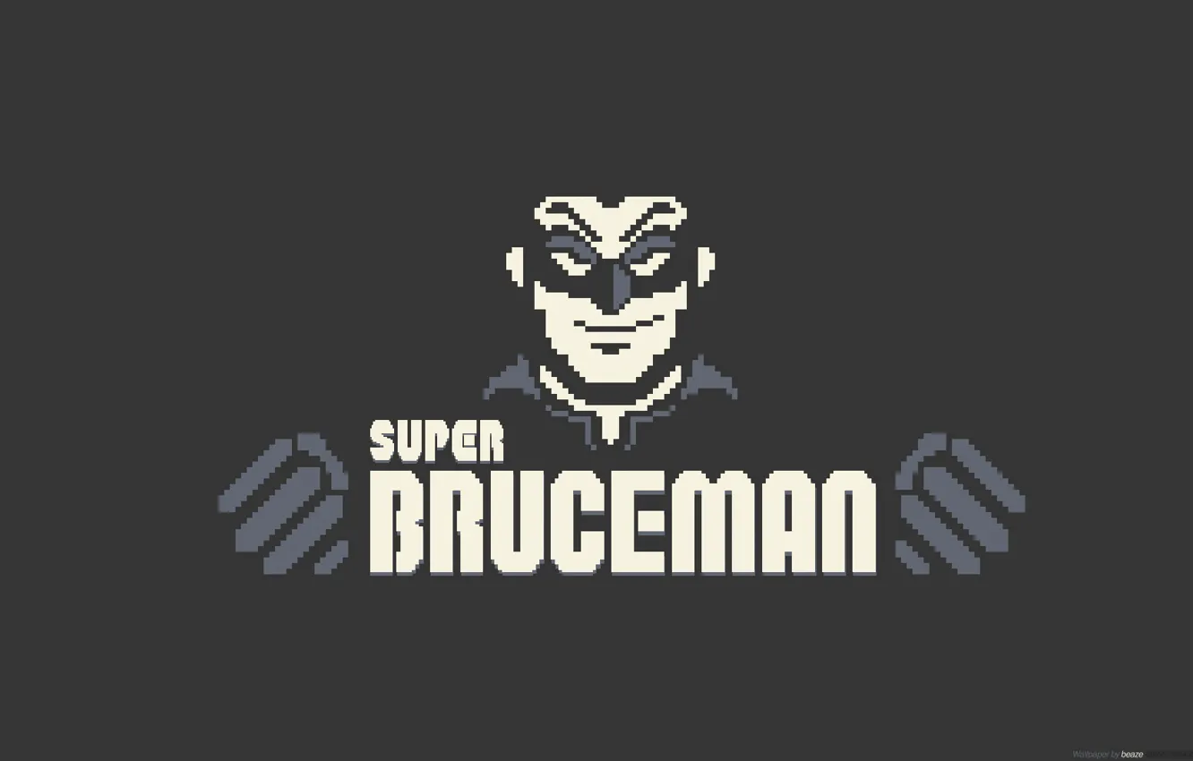 Фото обои super, man, bruceman, bruce