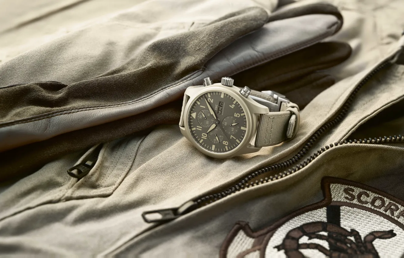 Фото обои IWC, Swiss Luxury Watches, швейцарские наручные часы класса люкс, analog watch, коллекция часов для пилотов, …