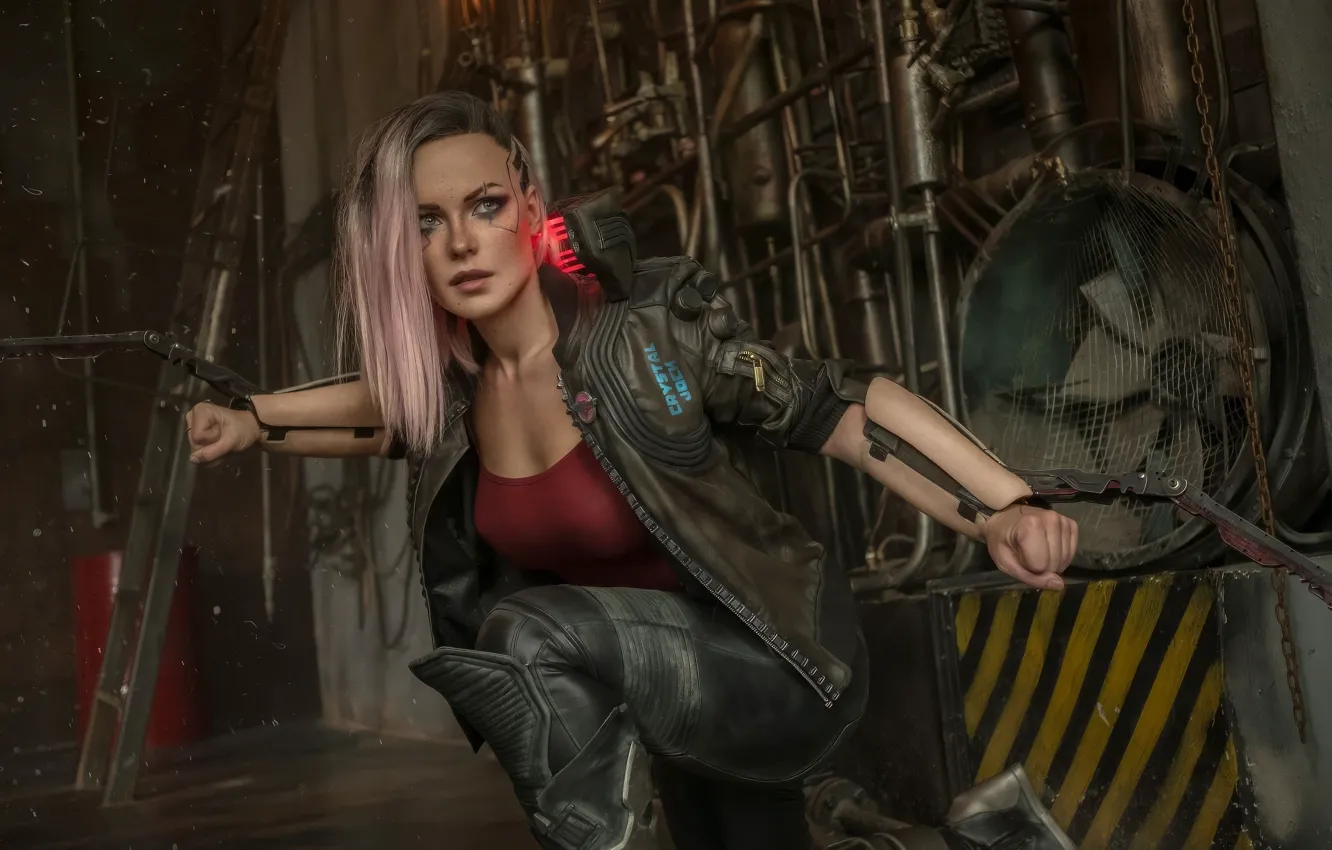 Фото обои cosplay, Cyberpunk 2077, blades, Irina Meier, Ирина Пирожникова