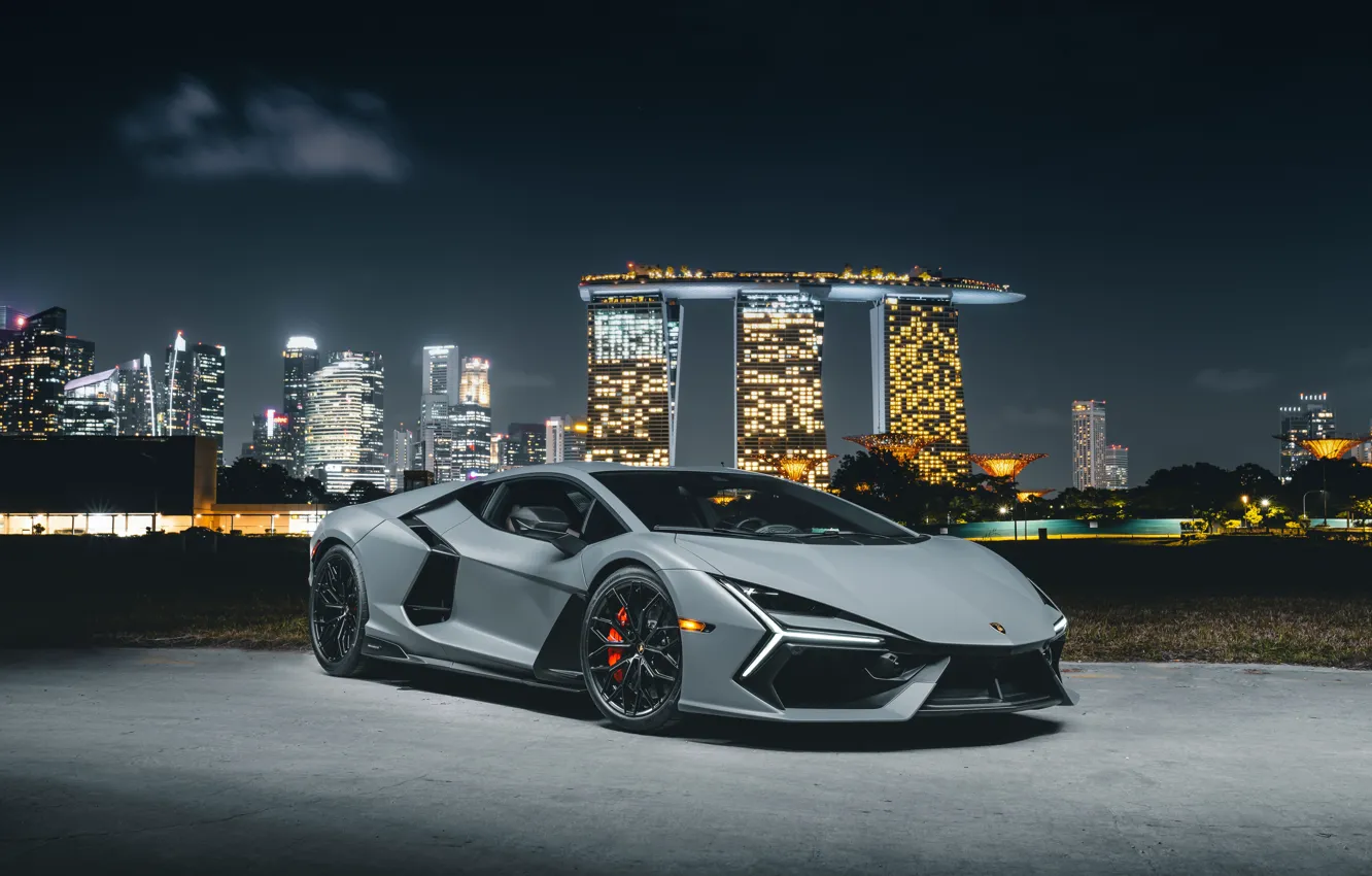 Фото обои Lamborghini, supercar, exotic, front view, Revuelto, Lamborghini Revuelto