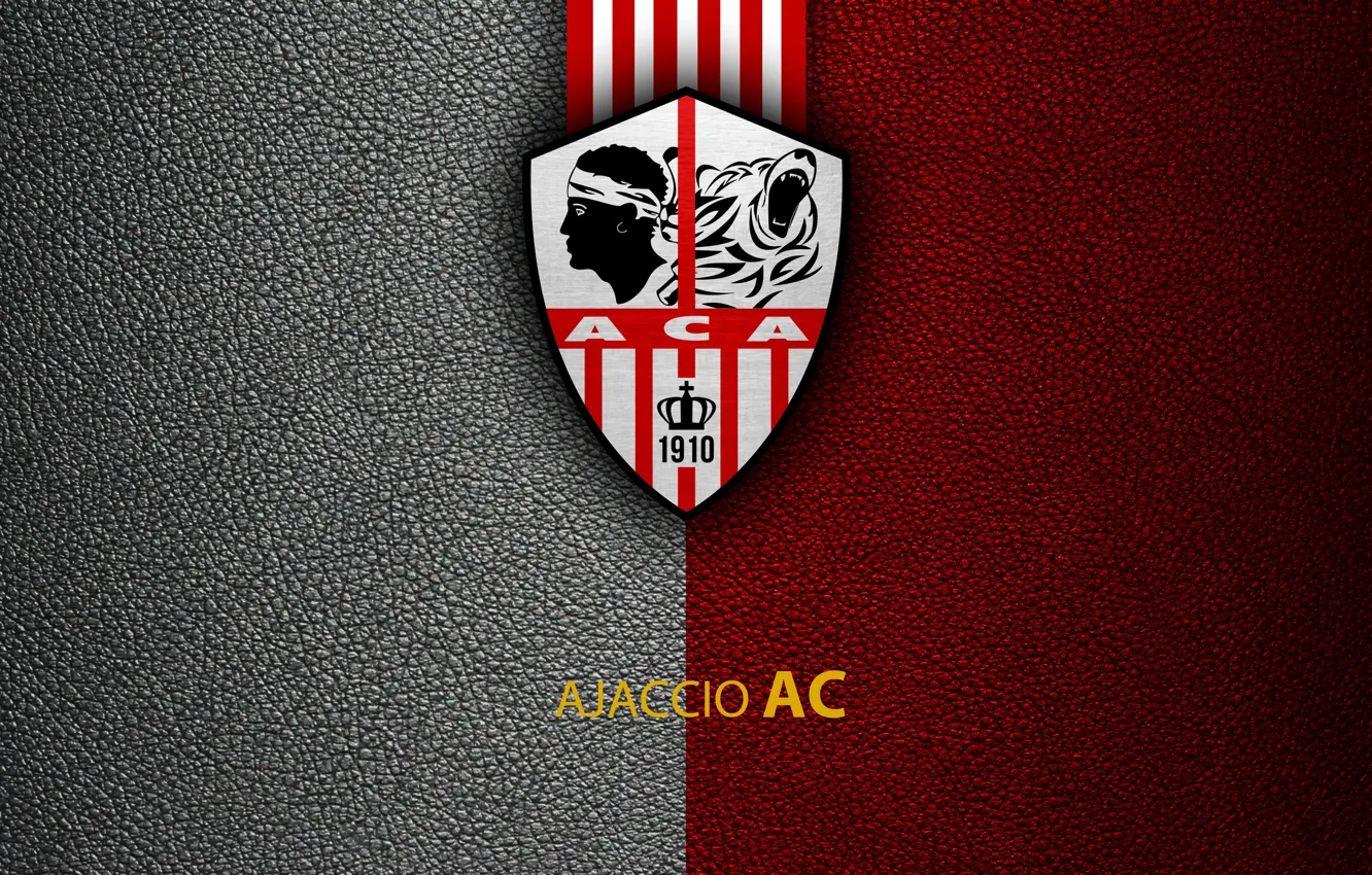 Фото обои wallpaper, sport, logo, football, Ligue 1, Ajaccio
