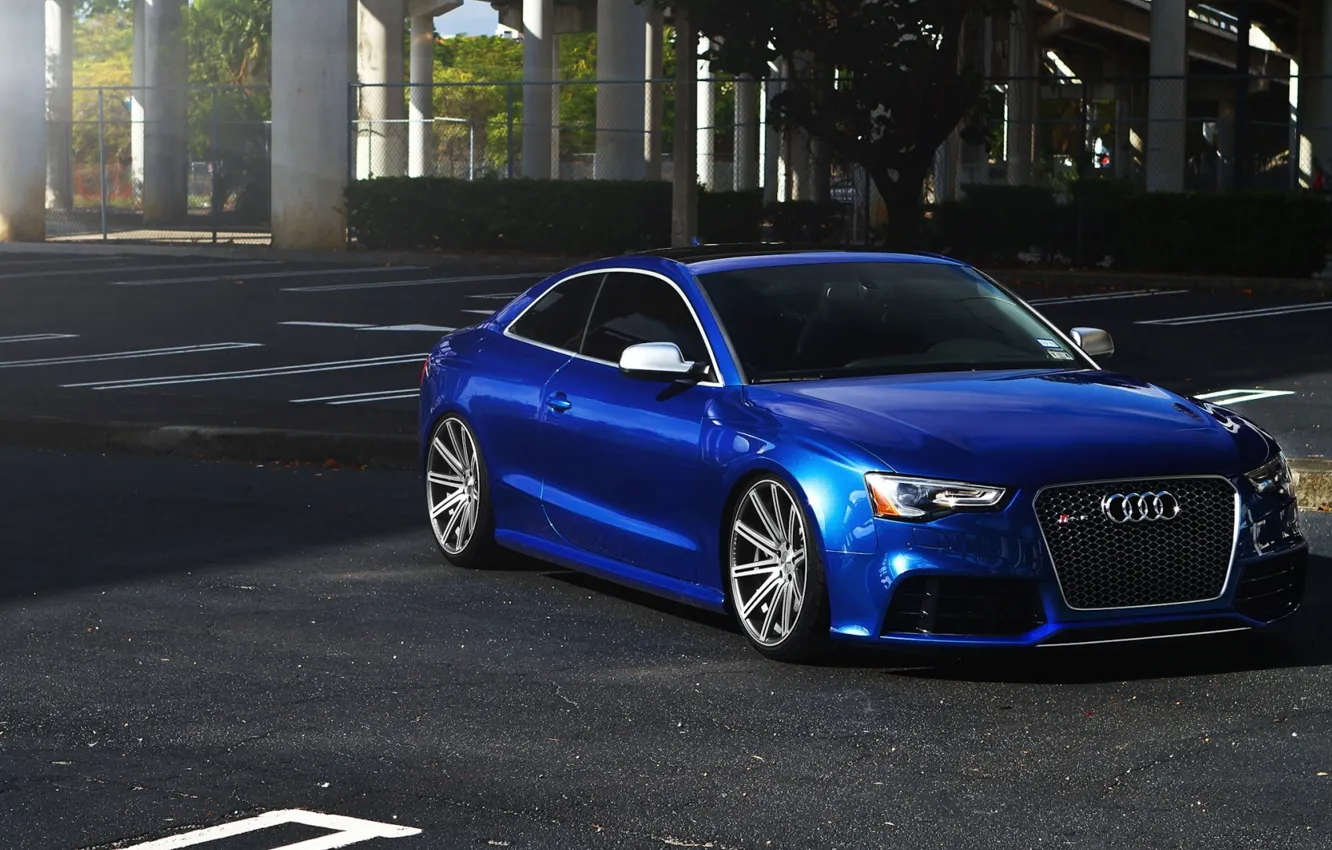 Фото обои Audi, Blue, RS5
