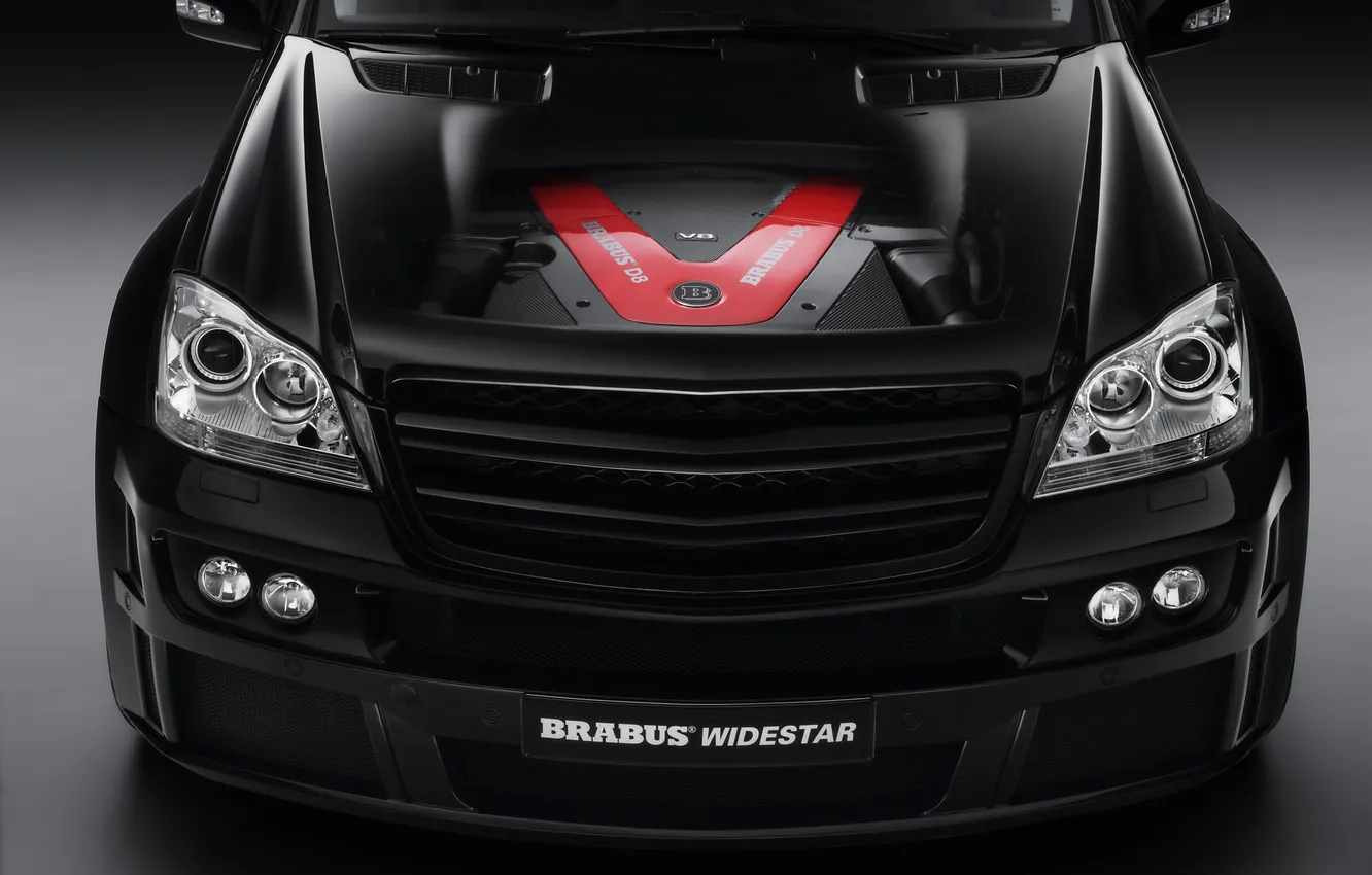 Фото обои блеск, Brabus, black