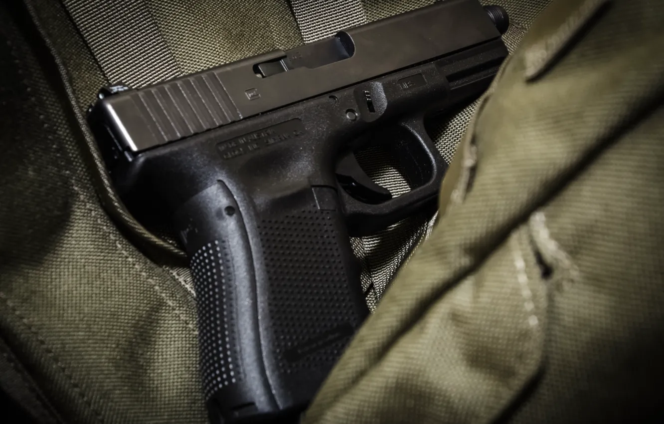 Фото обои пистолет, оружие, Glock 19