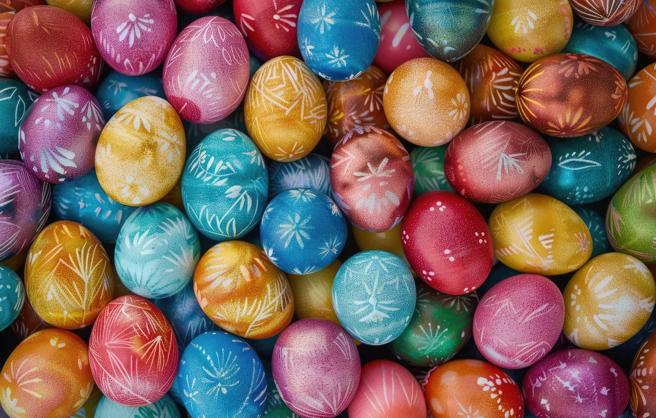 Фото обои фон, яйца, colorful, Пасха, happy, texture, background, spring