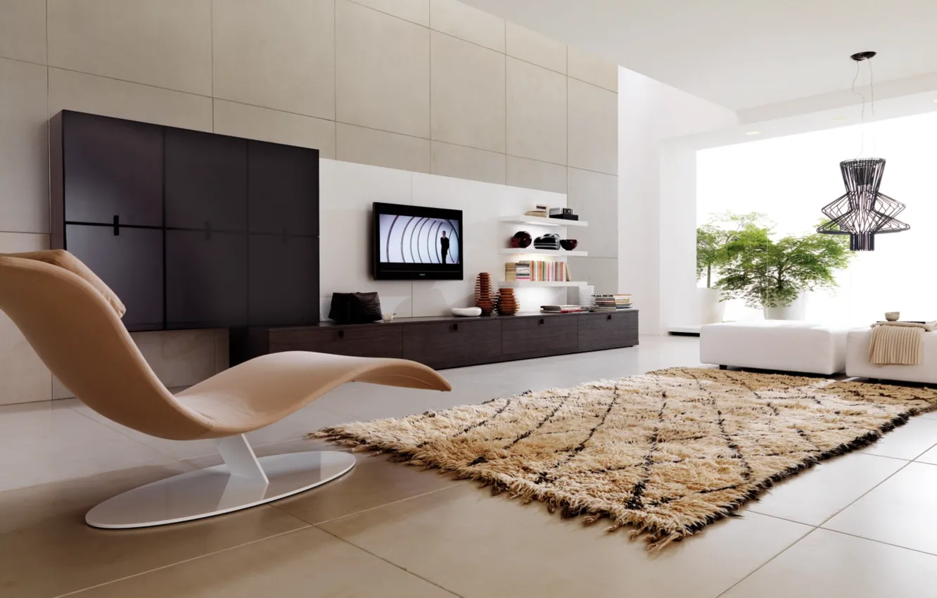 Фото обои modern, living room, interior, cozy, design. house