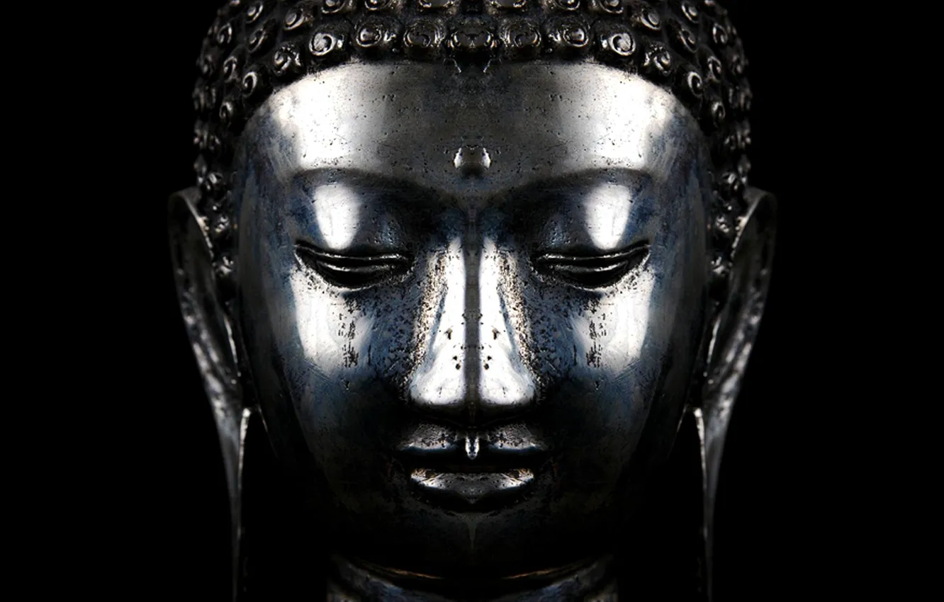 Фото обои голова, buddha, Будда Амитабха, статуя Будды